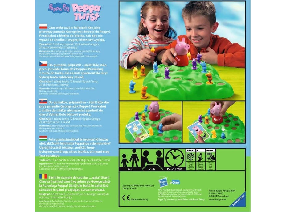 RAVENSBURGER Dětská hra Peppa Pig: Peppa Twist