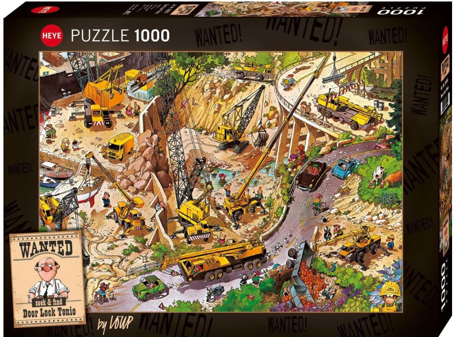 HEYE Puzzle Lamač zámků Tonio 1000 dílků