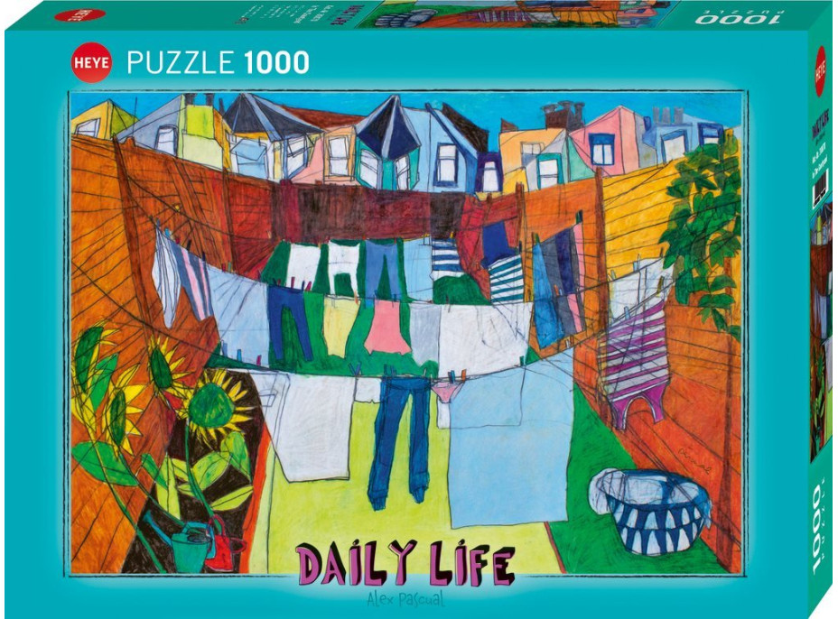 HEYE Puzzle Daily Life: Na dvorku 1000 dílků