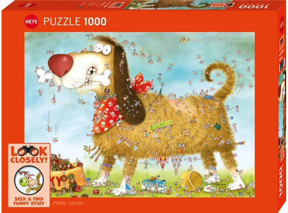 HEYE Puzzle Na psovi 1000 dílků