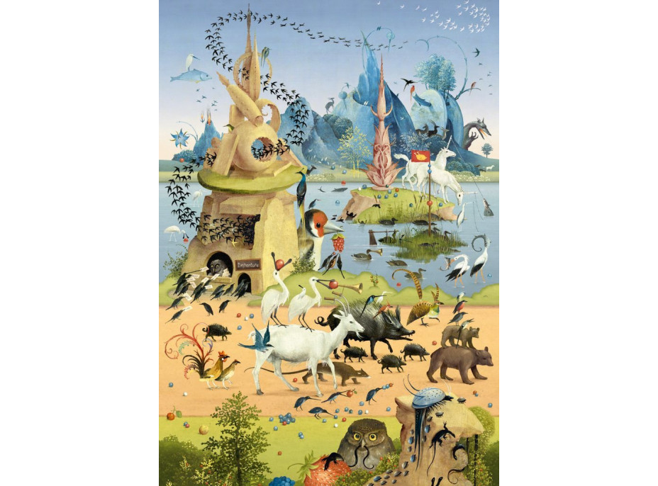 HEYE Puzzle Na výletě: Hieronymus Bosch 500 dílků