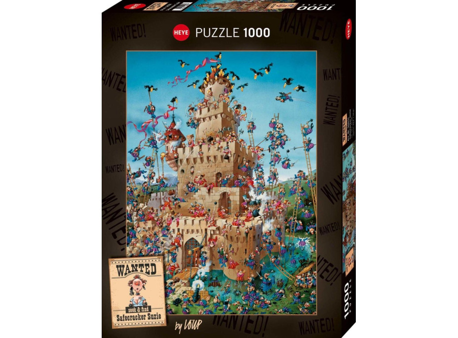 HEYE Puzzle Otevíračka sejfů Suzie 1000 dílků