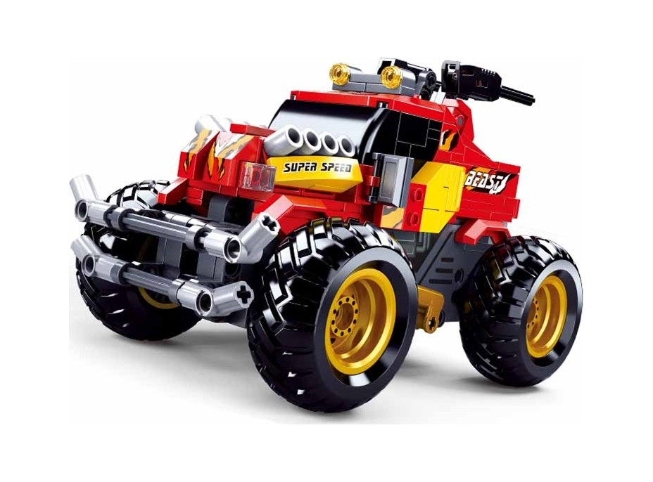 Sluban Power Bricks M38-B0991 RC Červený Off Road na dálkové ovládání