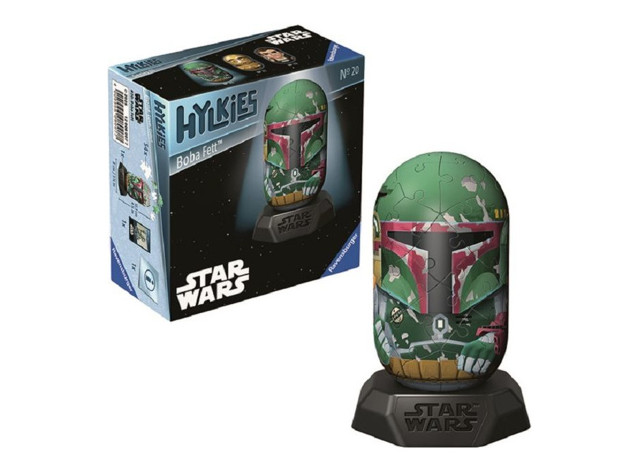 RAVENSBURGER 3D puzzle Hylkies: Star Wars: Boba Fett 54 dílků