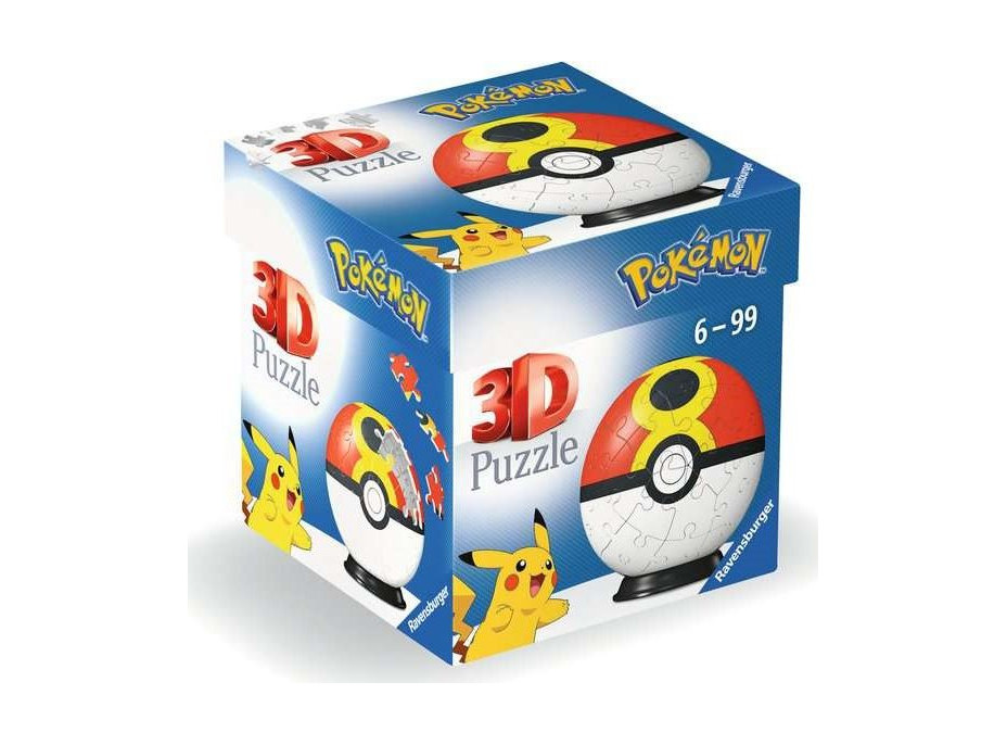 RAVENSBURGER 3D Puzzleball Pokémon: Repeat Ball 54 dílků