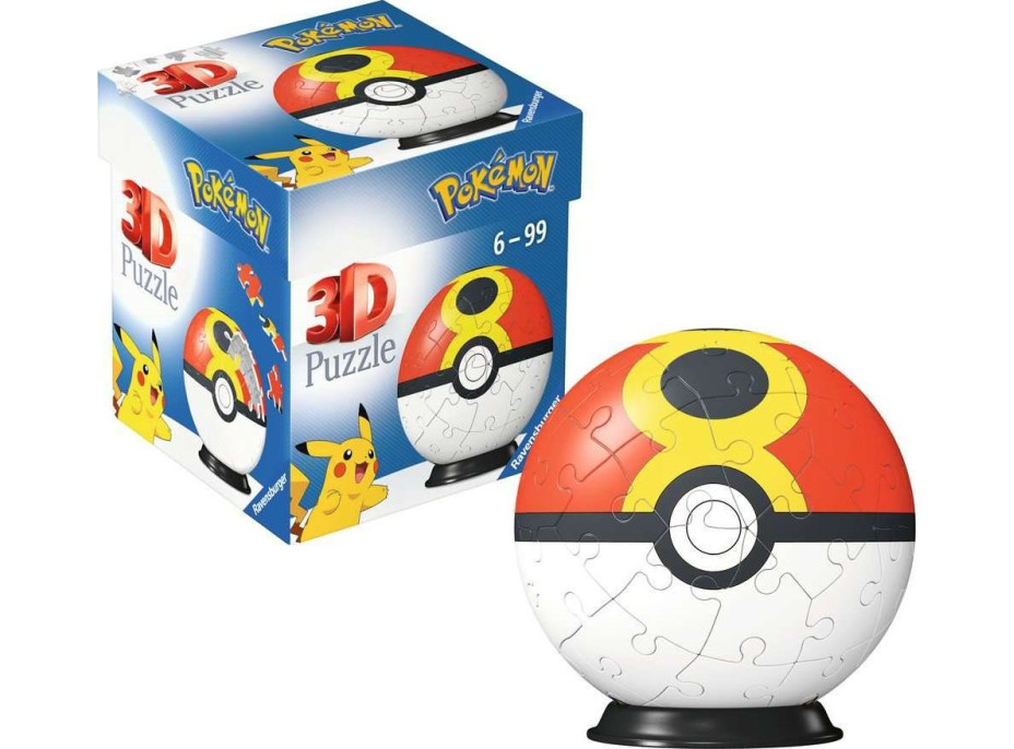 RAVENSBURGER 3D Puzzleball Pokémon: Repeat Ball 54 dílků