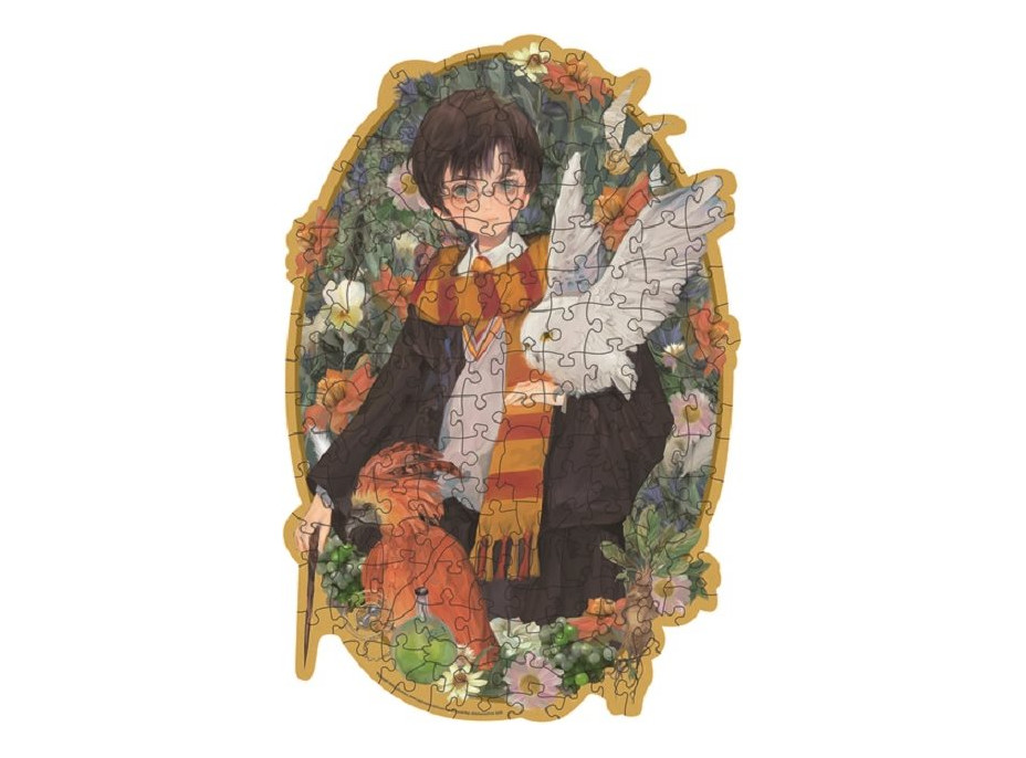 RAVENSBURGER Dřevěné obrysové puzzle Harry Potter 150 dílků