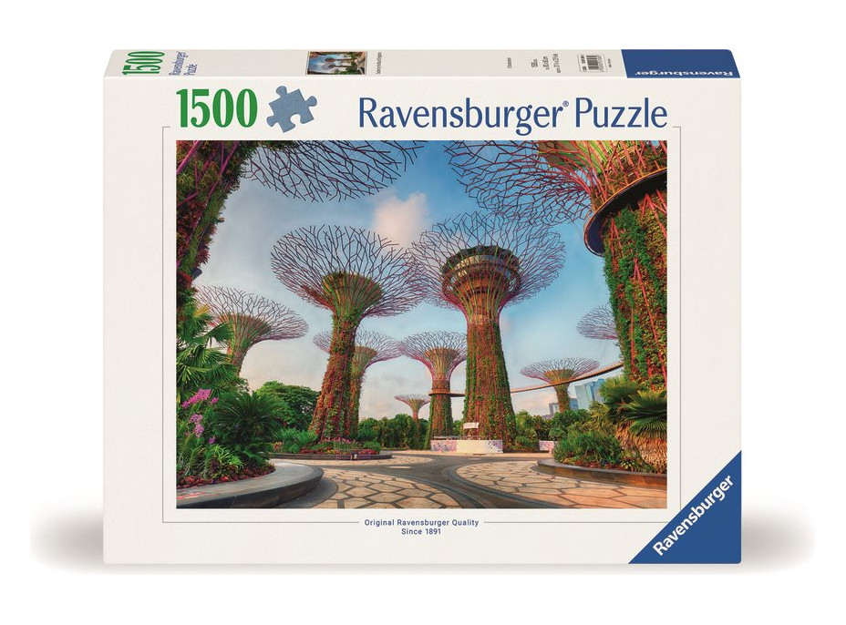 RAVENSBURGER Puzzle Super stromy v Singapuru 1500 dílků