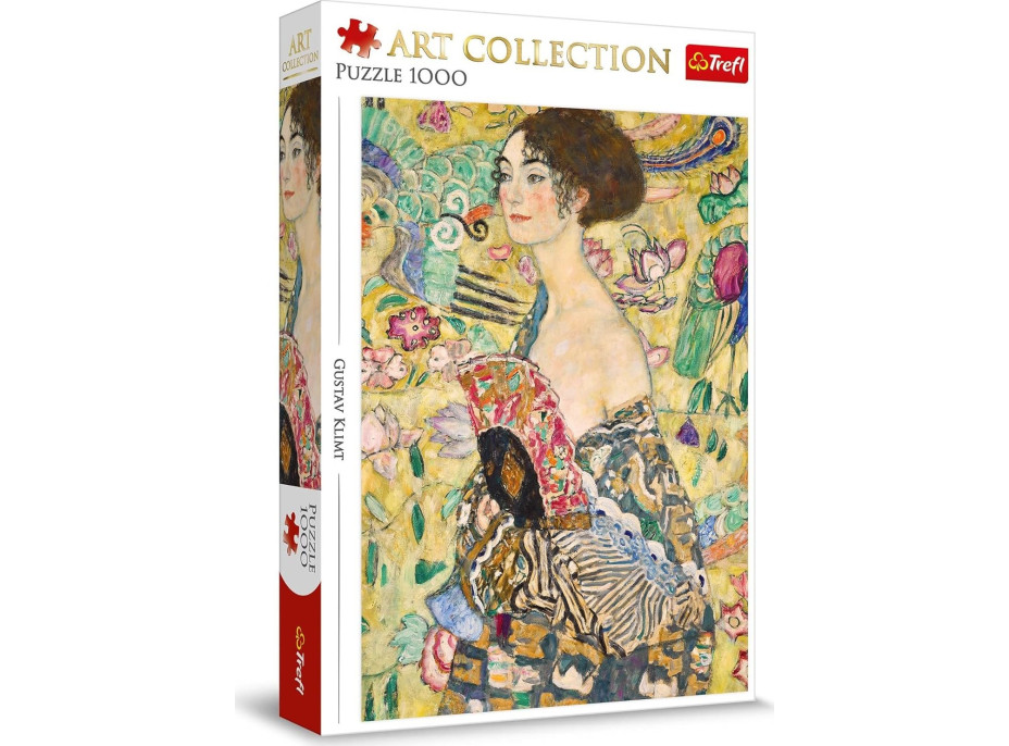 TREFL Puzzle Art Collection: Dáma s vějířem 1000 dílků