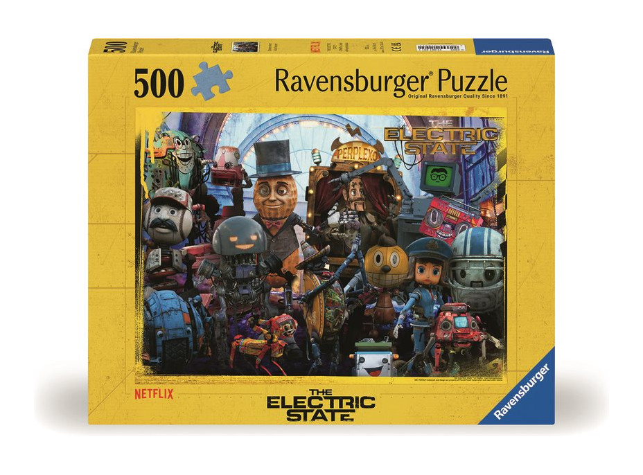 RAVENSBURGER Puzzle Robotický svět 500 dílků