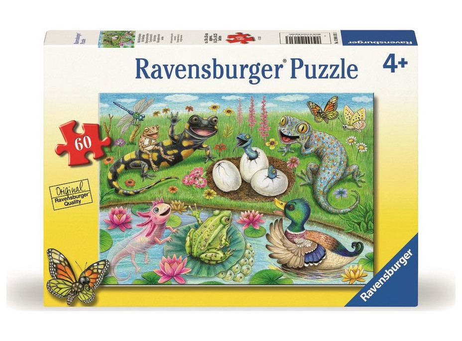 RAVENSBURGER Puzzle Vítejte mláďátka! 60 dílků