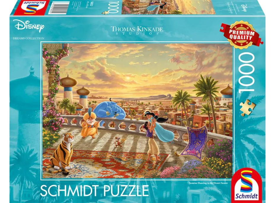 SCHMIDT Puzzle Disney: Jasmína a Aladin 1000 dílků