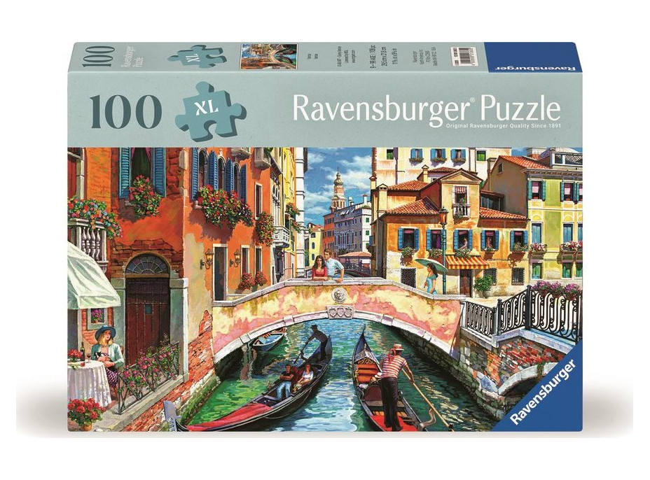 RAVENSBURGER Puzzle Benátky XXL 100 dílků