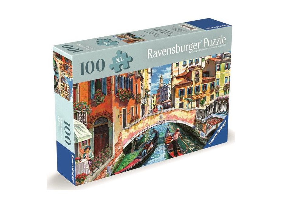 RAVENSBURGER Puzzle Benátky XXL 100 dílků