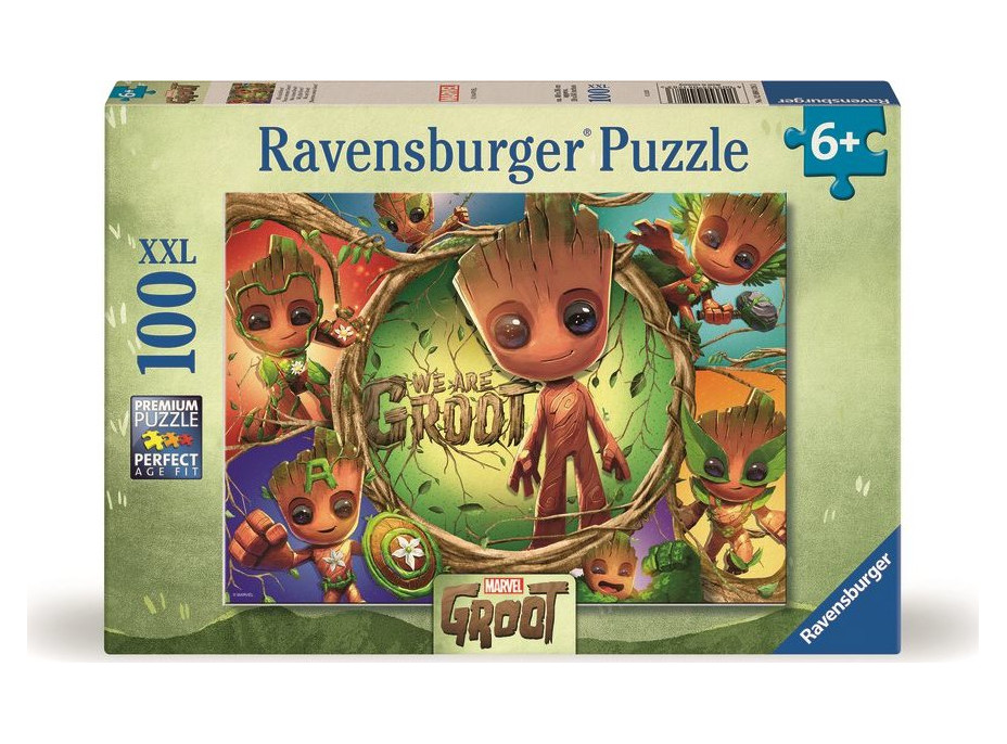 RAVENSBURGER Puzzle Marvel: Groot XXL 100 dílků