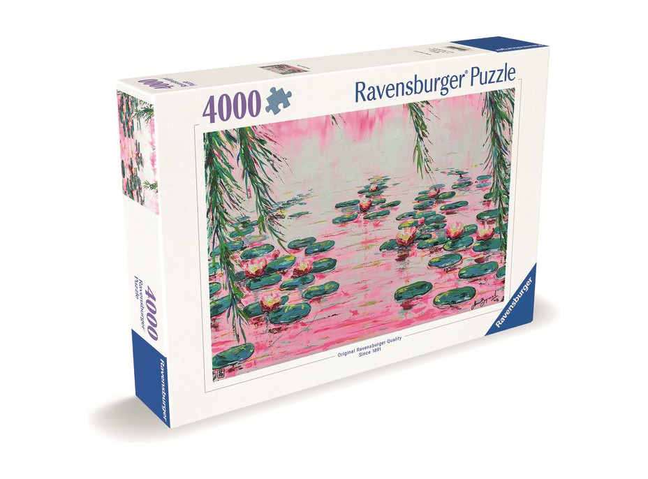 RAVENSBURGER Puzzle Jezero s lekníny 4000 dílků