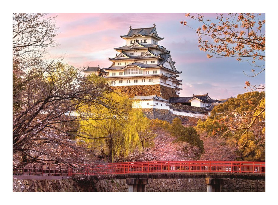 RAVENSBURGER Puzzle Impozantní hrady a zámky: Himedži, Japonsko 1000 dílků