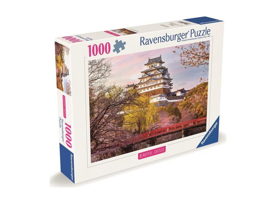 RAVENSBURGER Puzzle Impozantní hrady a zámky: Himedži, Japonsko 1000 dílků