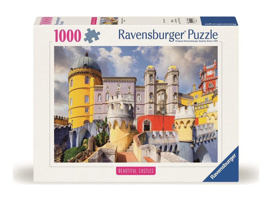 RAVENSBURGER Puzzle Impozantní hrady a zámky: Pena, Portugalsko 1000 dílků