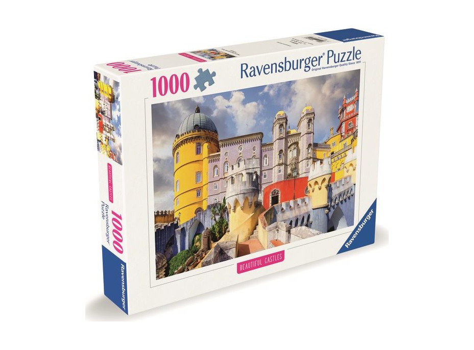 RAVENSBURGER Puzzle Impozantní hrady a zámky: Pena, Portugalsko 1000 dílků