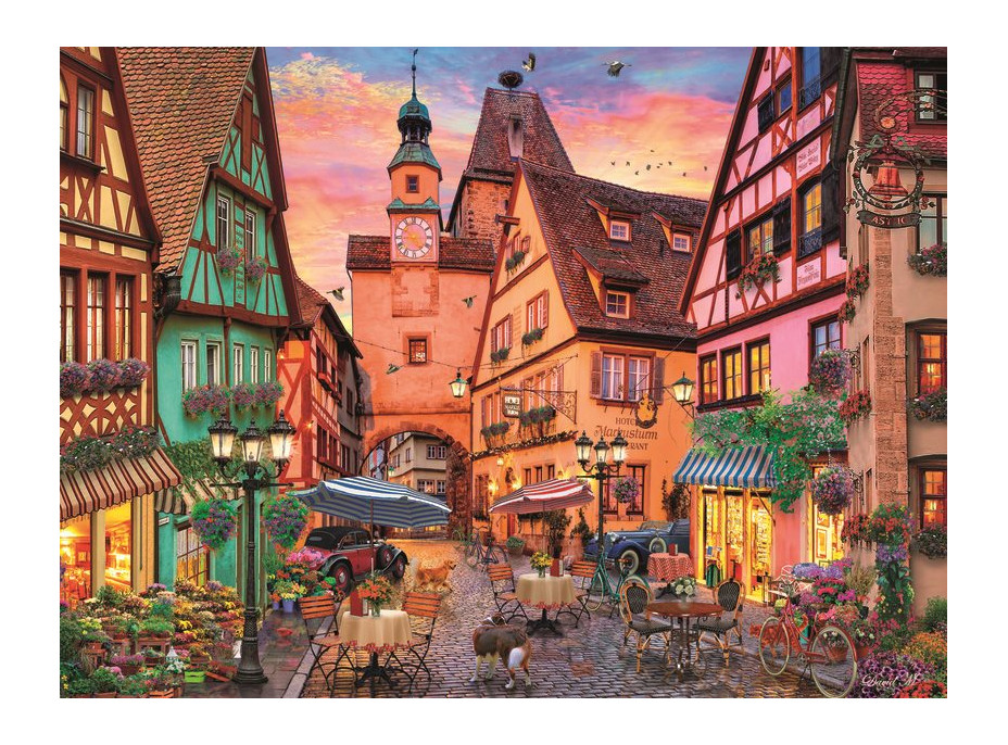 RAVENSBURGER Puzzle Bavorský sen 500 dílků