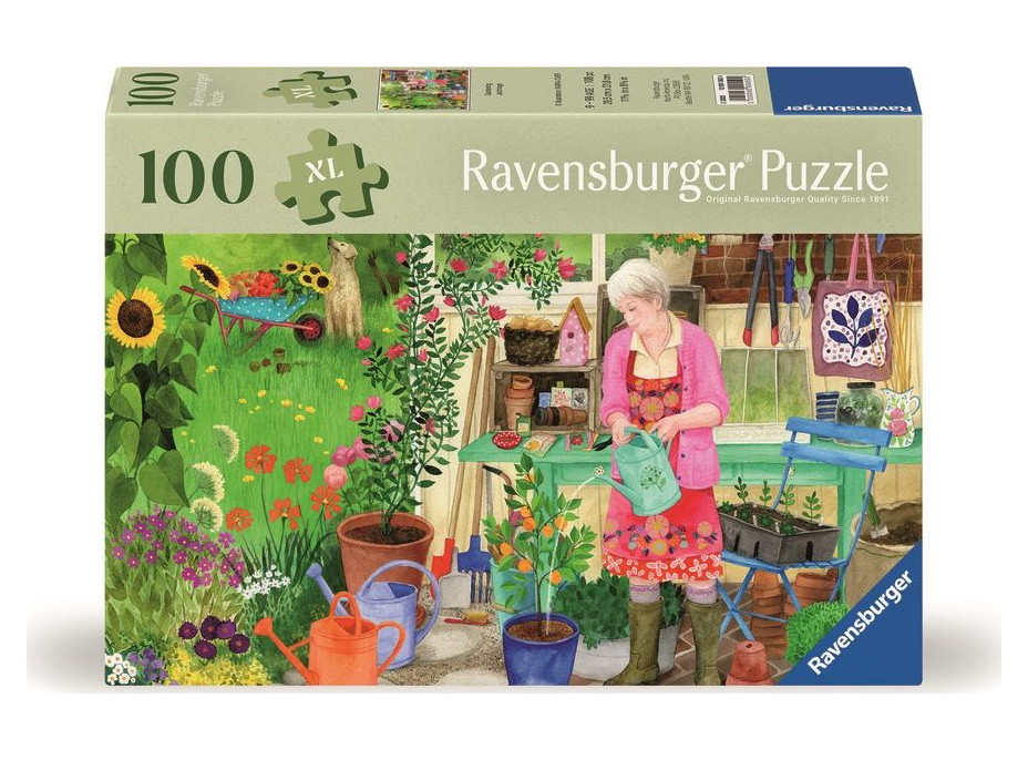 RAVENSBURGER Puzzle Zahradničení XXL 100 dílků