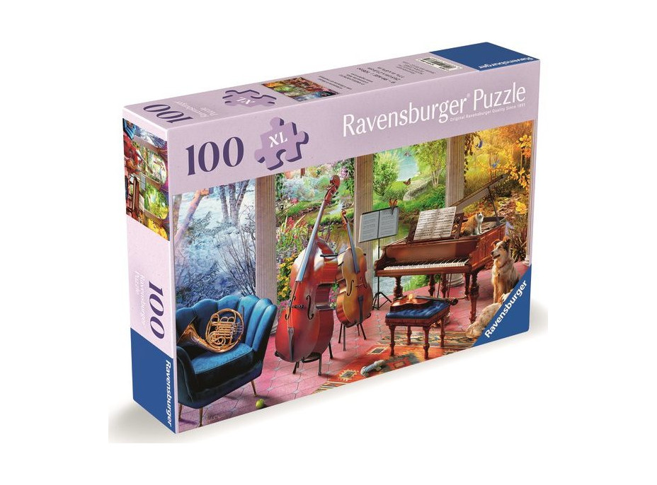 RAVENSBURGER Puzzle Hudba čtyř ročních období XXL 100 dílků