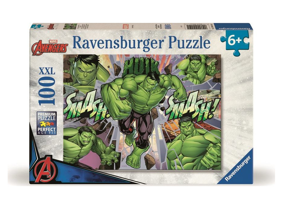 RAVENSBURGER Puzzle Marvel: Hulk XXL 100 dílků