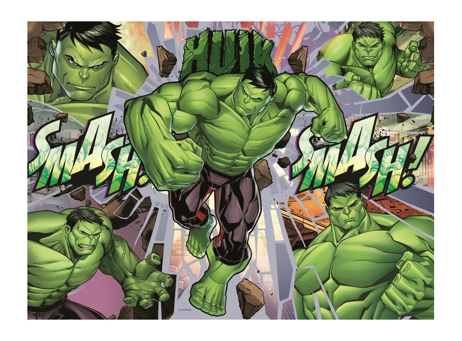 RAVENSBURGER Puzzle Marvel: Hulk XXL 100 dílků