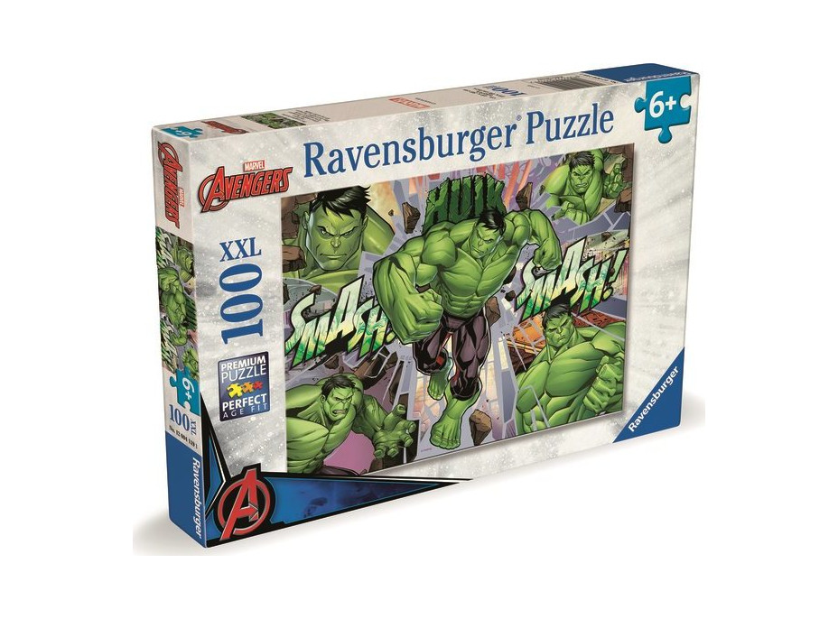 RAVENSBURGER Puzzle Marvel: Hulk XXL 100 dílků