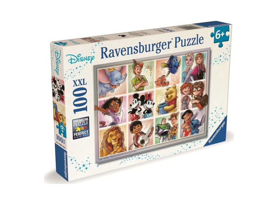 RAVENSBURGER Puzzle Marvel: Disney postavy XXL 100 dílků