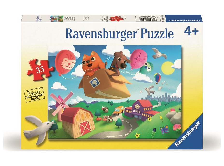 RAVENSBURGER Puzzle Letíme! 35 dílků