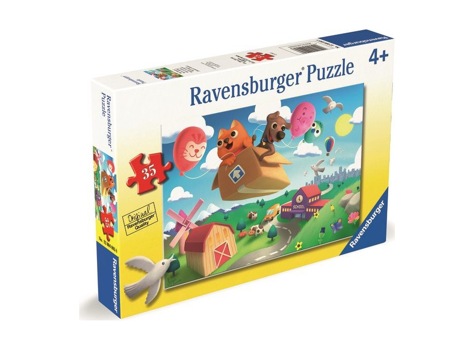 RAVENSBURGER Puzzle Letíme! 35 dílků