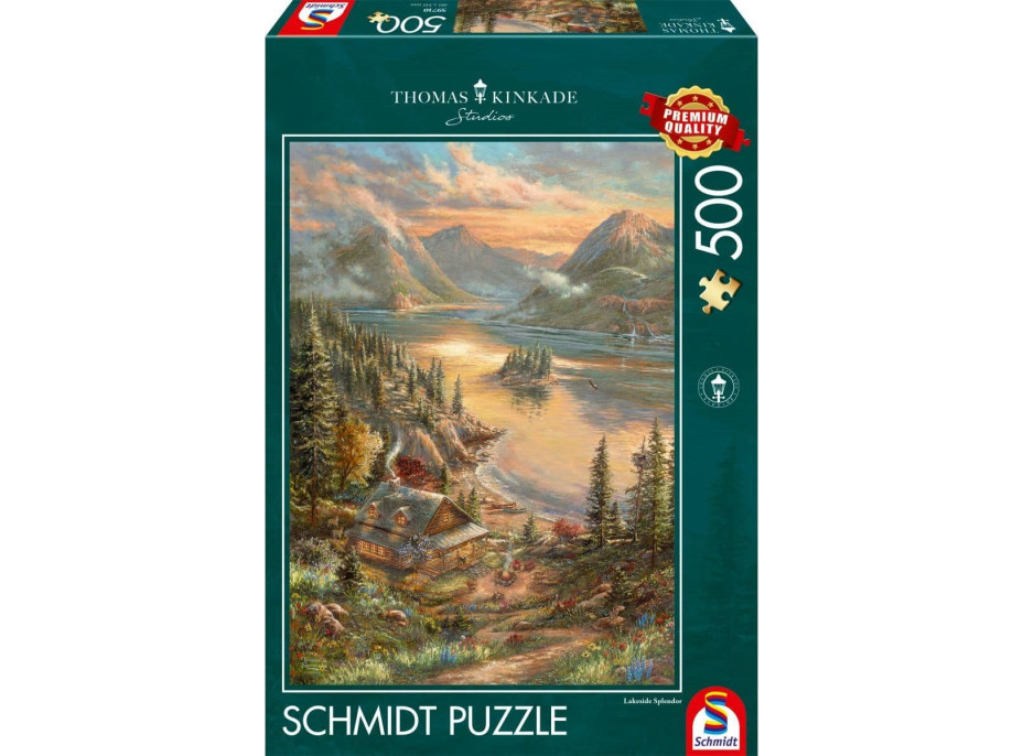 SCHMIDT Puzzle Pohled na jezero 500 dílků