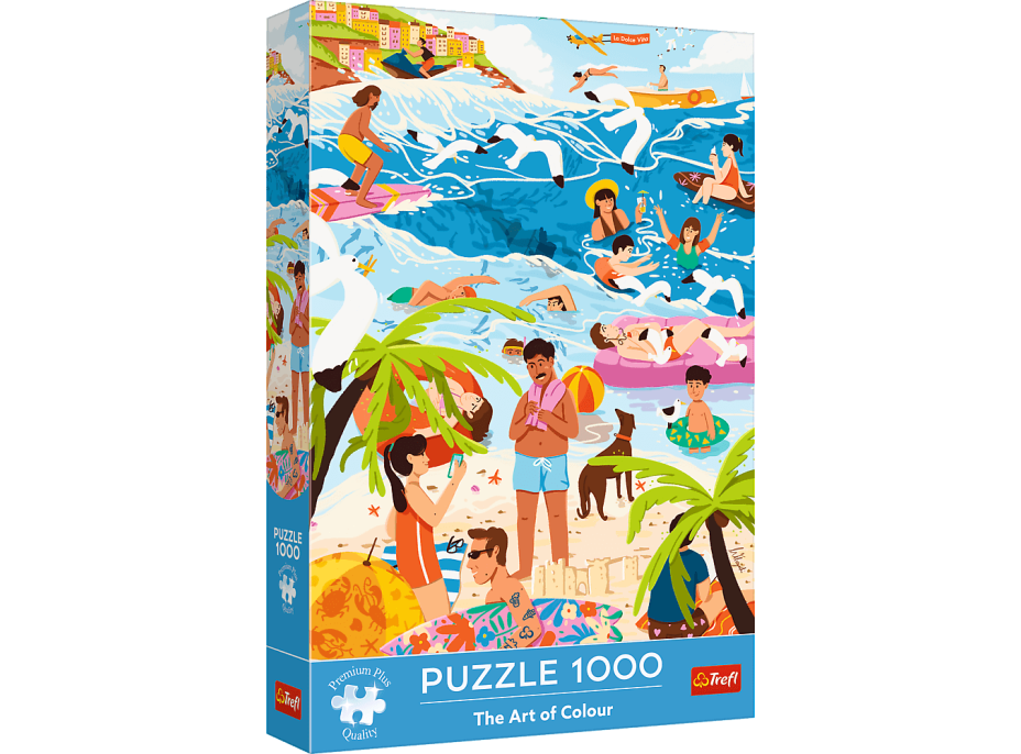 TREFL Puzzle Premium Plus The Art of Colour: V horkém létě 1000 dílků