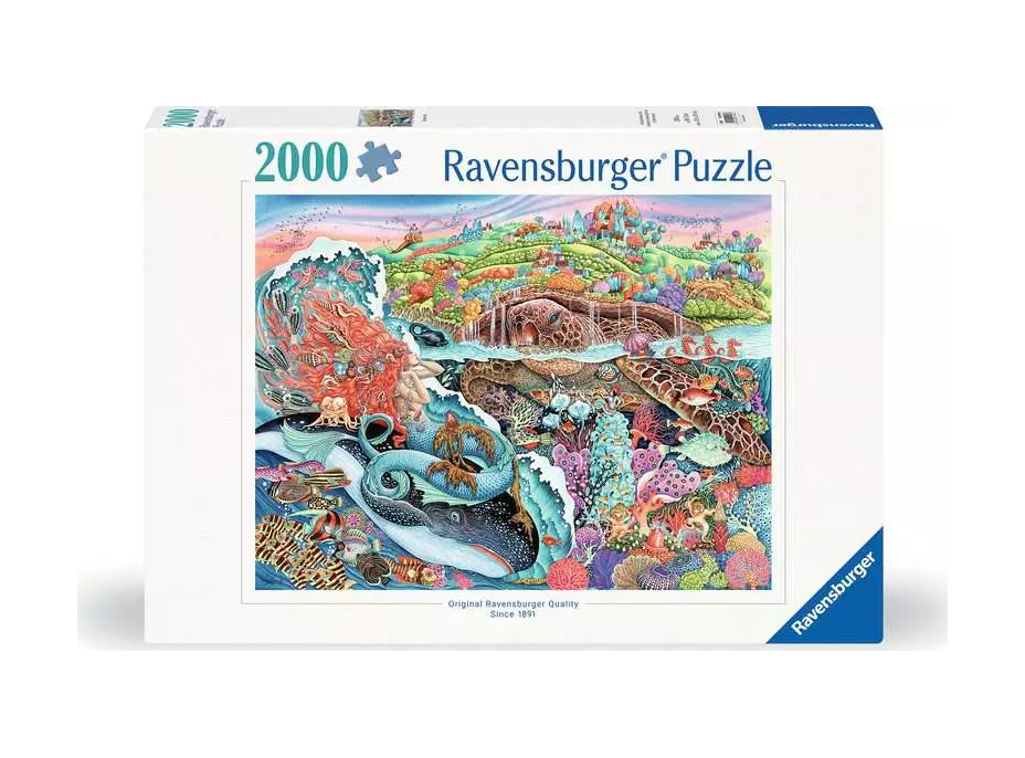 RAVENSBURGER Puzzle Příběhy z hlubin 2000 dílků