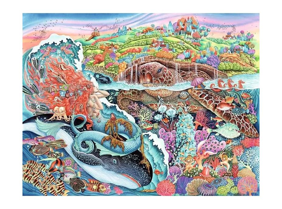 RAVENSBURGER Puzzle Příběhy z hlubin 2000 dílků