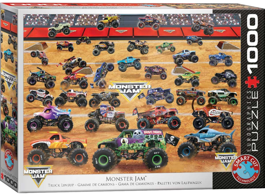 EUROGRAPHICS Puzzle Sestava Trucků Monster Jam 1000 dílků