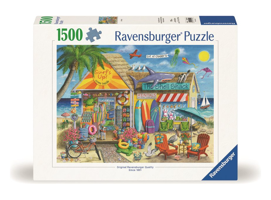 RAVENSBURGER Puzzle Surfařský stánek 1500 dílků