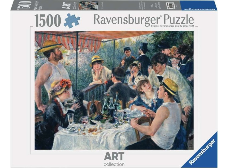 RAVENSBURGER Puzzle Snídaně veslařů 1500 dílků