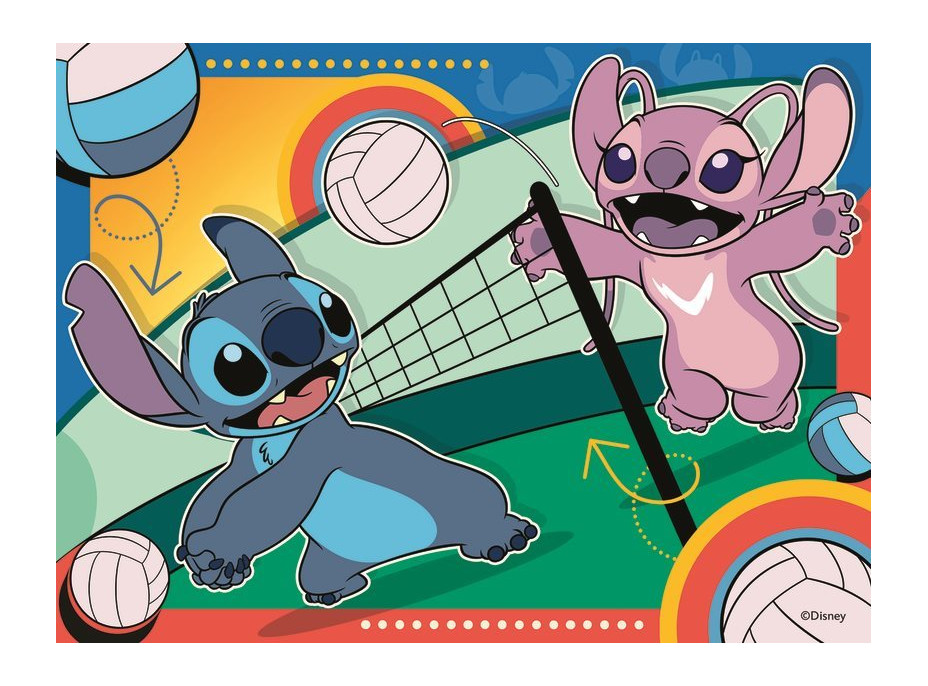 RAVENSBURGER Puzzle Disney: Stitch: Zábavné aktivity 4v1 (12,16,20,24 dílků)