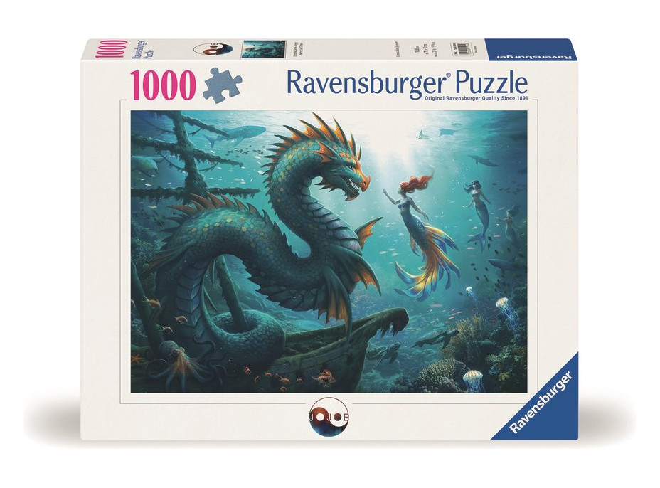 RAVENSBURGER Puzzle Tajemství mořských příšer 1000 dílků