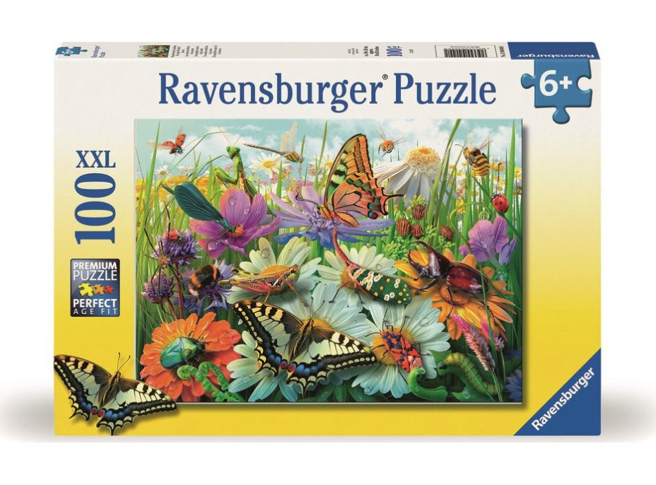 RAVENSBURGER Puzzle Zázračný svět hmyzu XXL 100 dílků