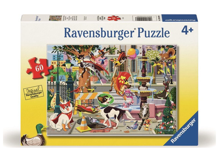 RAVENSBURGER Puzzle Superpsi zachraňují svět! 60 dílků