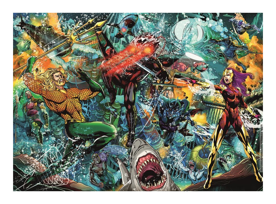 RAVENSBURGER Puzzle Aquaman 1000 dílků