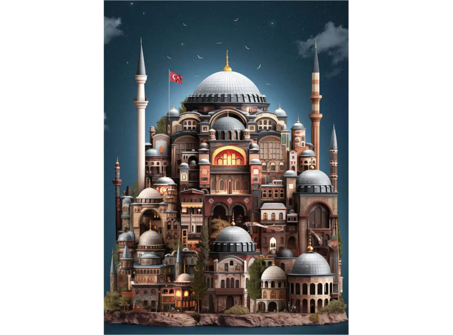 ANATOLIAN Puzzle Hagia Sofia 1000 dílků