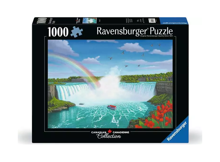 RAVENSBURGER Puzzle Niagarské vodopády 1000 dílků