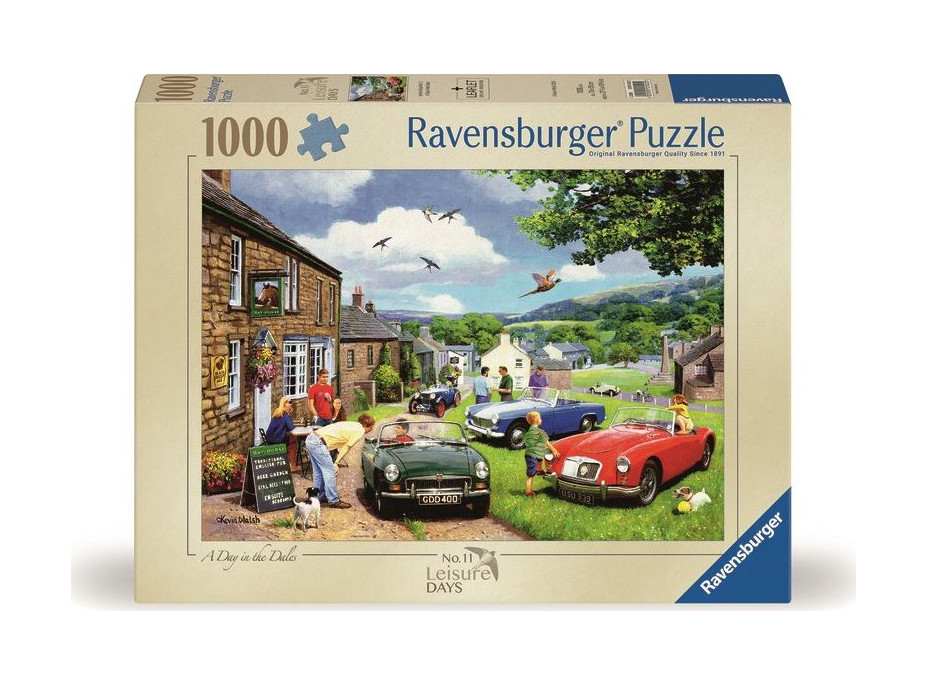 RAVENSBURGER Puzzle Odpočinkový den v údolí 1000 dílků