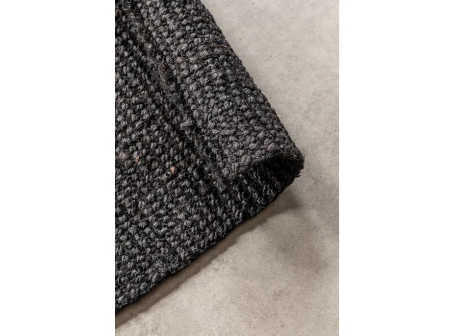 Běhoun Bouclé Jute 105976 Black