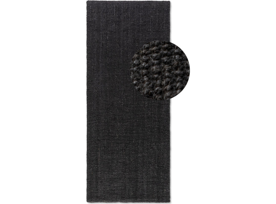 Běhoun Bouclé Jute 105976 Black